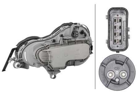 Hella Koplamp MB W210 06/95-06/99 Rechts m/lhr H7 | 1D9 007 095-101