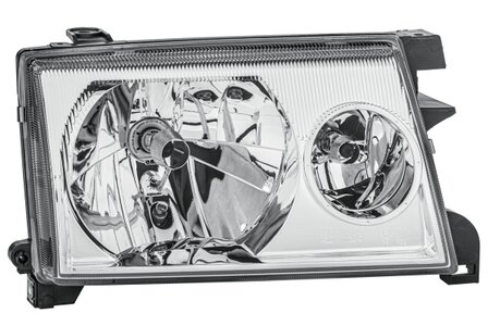 Hella Koplamp Nissan Terrano II 99- Rechts zilver H4 | 1ED 964 210-221