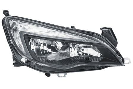 Hella Koplamp Opel Astra J (A3400) zwart H7 Rechts | 1EG 010 011-381