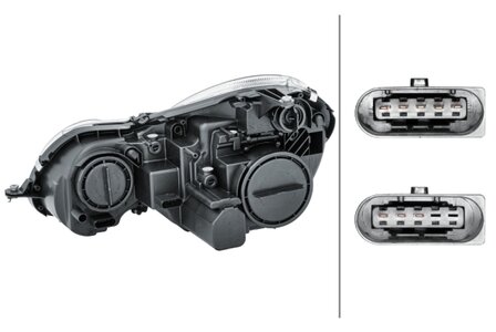 Hella Koplamp MB W211 05/06 - Rechts H7 | 1EL 009 260-081