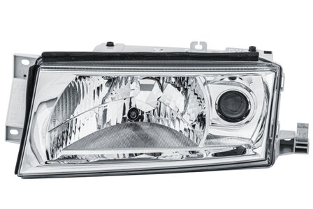 Hella Koplamp Skoda Octavia 00-04 Met Mistlamp Links H4 | 1EL 010 202-011