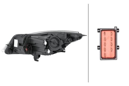 Hella Koplamp Opel Insignia 13- Rechts HIR2 Dagrijverlichting | 1EL 011 165-721