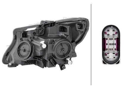 Hella Koplamp MB V (W447) 03/14- Rechts H7 | 1EL 011 284-521