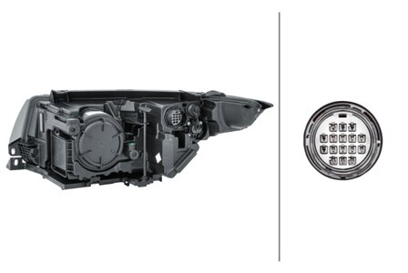 Hella Koplamp RR Evoque (LV) 06/11- Rechts HB3 | 1EL 354 806-101