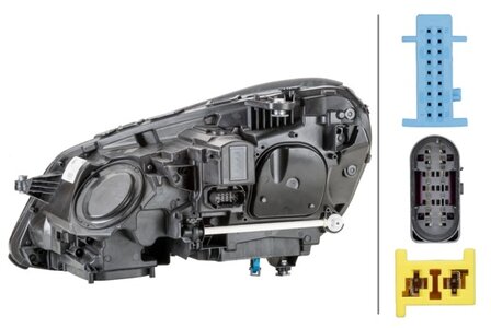 Hella Koplamp MB E (W212) Rechts 2013- led | 1EX 011 066-681