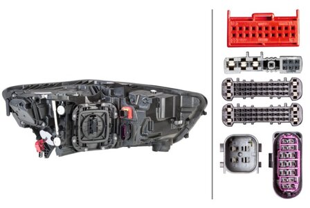 Hella Koplamp Audi A6 2014- Rechts led | 1EX 012 976-221