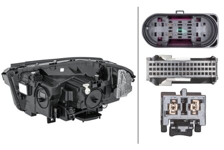 Hella Koplamp Mercedes GLA (H247) 20- Rechts led | 1EX 013 074-621