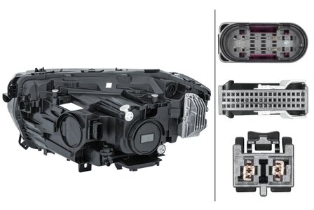 Hella Koplamp Mercedes EQA 21- Rechts led | 1EX 014 530-321