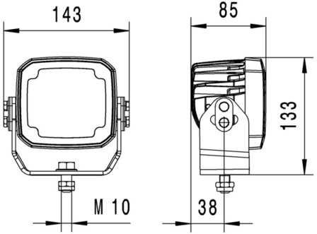 Hella Werklamp UltraBeam led 9-33V HD | 1GA 995 506-081