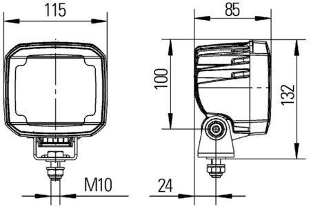 Hella Werklamp UB led Gen II 9-33V verreik verl | 1GA 995 606-011