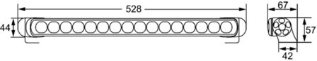 Hella Werklamp led bar 470 combi | 1GJ 958 130-461