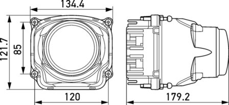 Hella Optiek Koplamp | 1LL 012 758-011