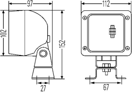 Hella Werklamp UltraBeam extra breed AMP | 1GA 997 506-601