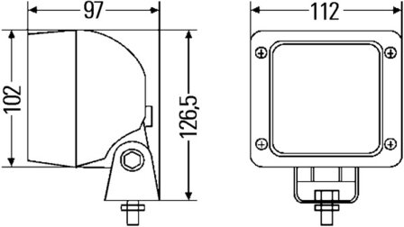 Hella Werklamp UltraBeam verreik verl | 1GA 997 506-021