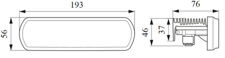 Hella Werklamp 9-32V Modular Style Tech longue po | 1GE 996 298-041