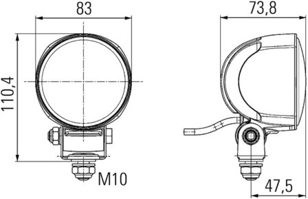 Hella Verstr M70 led 9-33V Gen III | 1F0 996 376-181