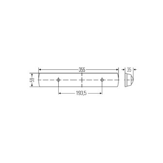 Hella Binnenverlichting led 10-30V 3 5W 12 led&#039;s IP43 | 2JA 007 373-151