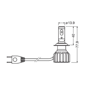 Osram Motor H7 LED Koplamp 12V Night Breaker LED GEN2 ECE-goedgekeurd