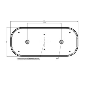 Fristom FT-610 LED Achterlicht Rechts 6-Functies met Kentekenverlichting