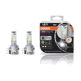 Osram H15 HL Easy LED Koplamp Set 16W PGJ23t-1 12V