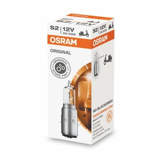 Osram Halogeenlamp 12V Original Line S2 BA20d