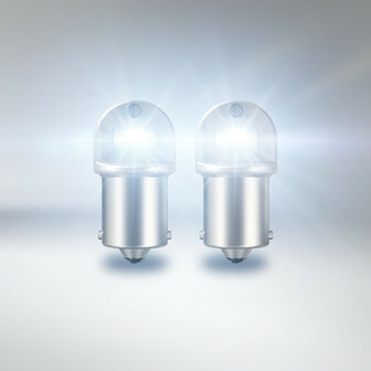 Osram R10W LED Retrofit Wit 12V BA15s 2 Stuks