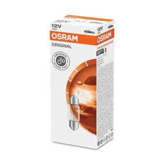 Osram Gloeilamp 12V 10W SV8.5-8 Original Line 10 Stuks