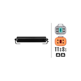 Hella LED Lightbar 12&quot; Oranje/Wit Stadslicht  + Flitser | 1FE 357 666-011