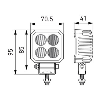 Hella LED Achteruitrijlicht TS1700 | Deutsch-DT | 2ZR 357 110-521