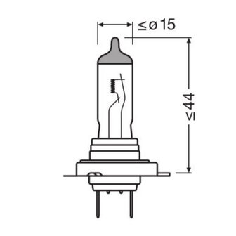 Osram H7 Halogeenlamp 12V 55W PX26d Night Breaker Laser