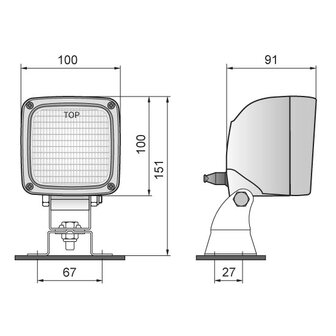 Wesem Halogeen Werklamp H3