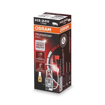 Osram H3 Halogeenlamp 24V 70W PK22s Truckstar Pro