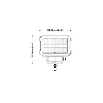 Boreman LED Werklamp 4000LM + Stadslicht (Rood of Oranje)