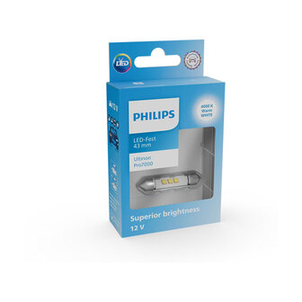 Philips SV8.5 Festoon 43mm Koudwit 4000K 12V