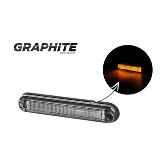 Horpol Slim LED Markeringslamp Oranje 10-30V Dark-Look