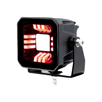 Boreman POD 2,8&quot; LED Breedstraler Met Rood + Oranje Positielicht