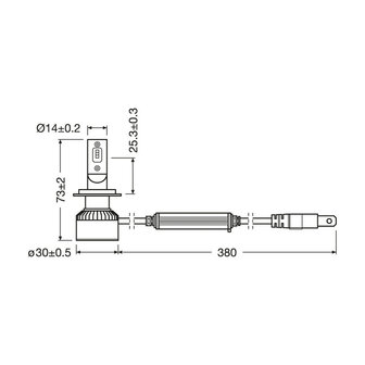 Osram H7 XTR LED Koplamp Set 12V Incl Canbus Control Unit