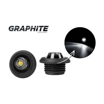 Horpol LED Positielicht Wit Rond &Oslash;28mm Inbouw Dark-Look