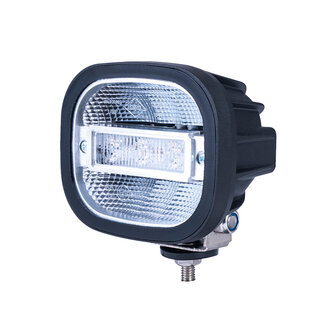 Horpol LED Werklamp Vierkant + Flitser | 12-24V