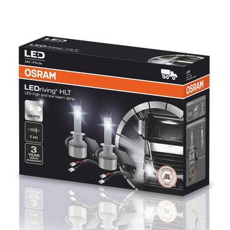 Osram H1 LED Koplamp P14.5s 24 Volt 2 Stuks