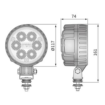 LED Werklamp Breedstraler 1500LM + AMP Faston