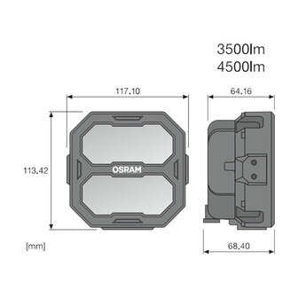 Osram LED Werklamp PX Cube Verstraler 4500 LM