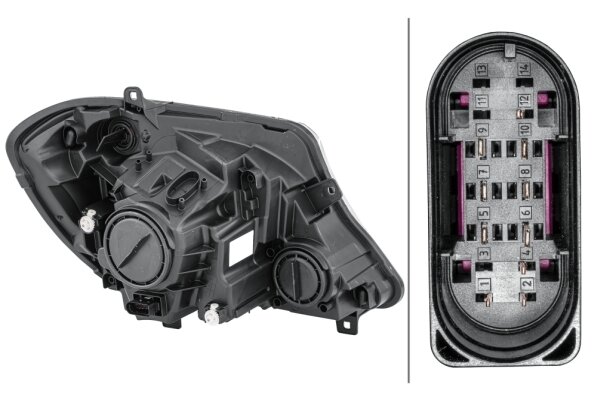 Hella Koplamp MB Sprinter 13- Links H7 Bochtverlichting | 1ED 011 030-111