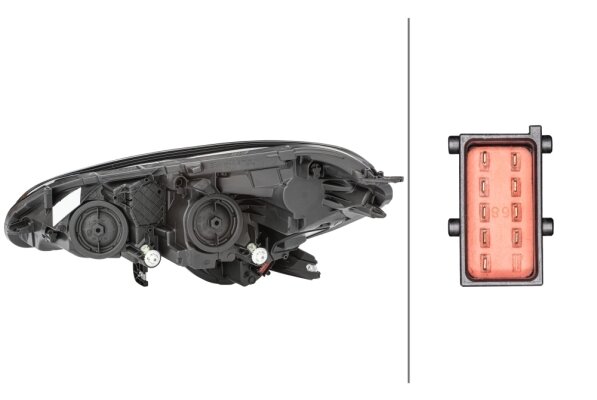 Hella Koplamp Opel Corsa E 14- Rechts H7 led Dagrijverlichting | 1EF 011 830-061