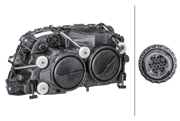 Hella Koplamp MB Actros MP3 06/08- Rechts m/lhr | 1EH 009 513-341