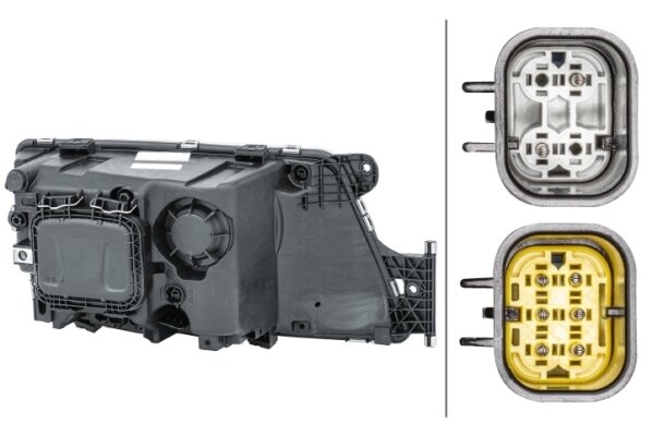 Hella Koplamp Man TGX 07- Links m/lhr H7 incl Dagrijverlichting | 1EH 354 987-051