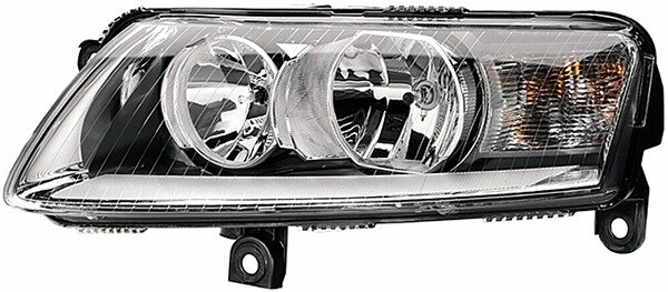 Hella Koplamp Audi A6 10/08- Rechts Dagrijverlichting H7/H15 | 1EJ 009 925-021