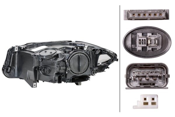 Hella Koplamp BMW 5 (F10/11) 03/10- Rechts Xenon | 1EL 010 131-521