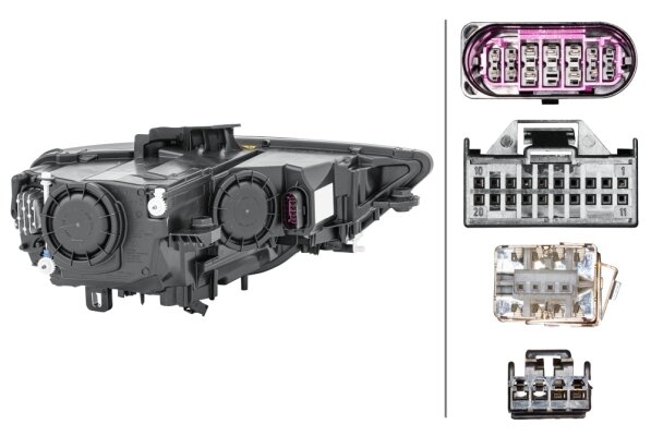 Hella Koplamp Audi A3 12- Links Xenon+Bochtverlichting | 1EL 010 740-571