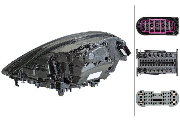 Hella Koplamp Porsche Panamera 2016- Rechts Matrix le | 1EX 012 254-421